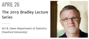 2019 Bradley Lecture given by Art Owen (Stanford University)