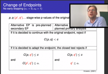 Martin Posch (Medical University of Vienna) discusses endpoints as part of his comments.