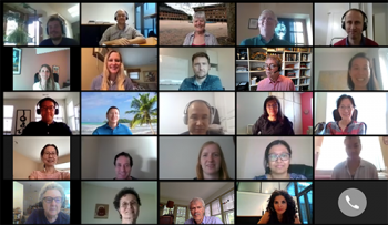 Screenshot sampling of the working group from Day 3: Estimands and Missing Data!