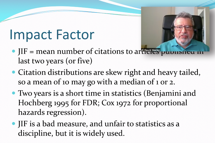 David Rocke provides advice about publication in statistics journals.